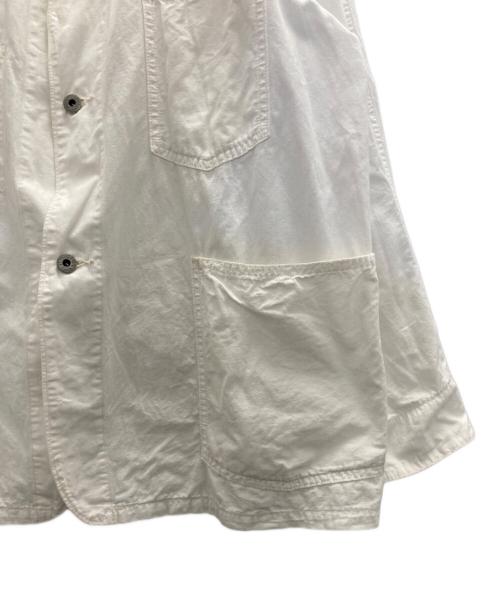 POST O'ALLS（ポストオーバーオールズ）POST O'ALLS (ポストオーバーオールズ) VINTAGE SHEETING JACKET ホワイト サイズ:Mの古着・服飾アイテム