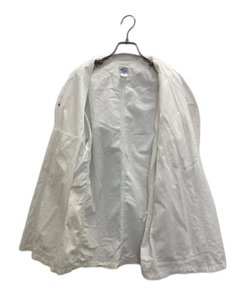 POST O'ALLS（ポストオーバーオールズ）POST O'ALLS (ポストオーバーオールズ) VINTAGE SHEETING JACKET ホワイト サイズ:Mの古着・服飾アイテム