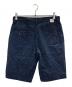 POST O'ALLS (ポストオーバーオールズ) 小紋柄インディゴショーツ ネイビー サイズ:S：5000円