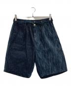 POST O'ALLSポストオーバーオールズ）の古着「E-Z Lax 2 Shorts」｜ネイビー