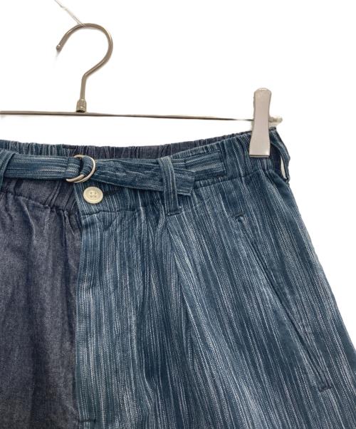 POST O'ALLS（ポストオーバーオールズ）POST O'ALLS (ポストオーバーオールズ) E-Z Lax 2 Shorts ネイビー サイズ:Mの古着・服飾アイテム