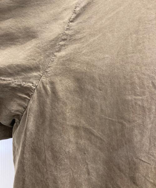 Chez VIDALENC（シェ ヴィダレン）CHEZ VIDALENC (シェ ヴィダレン) MALBO COAT SHORT-SILK オリーブ サイズ:1の古着・服飾アイテム