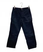 POST O'ALLSポストオーバーオールズ）の古着「ワークパンツ」｜ネイビー