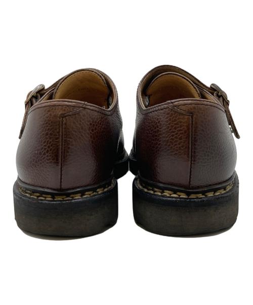 PARABOOT（パラブーツ）PARABOOT (パラブーツ) ダブルモンクストラップシューズ ブラウン サイズ:5 1/2の古着・服飾アイテム
