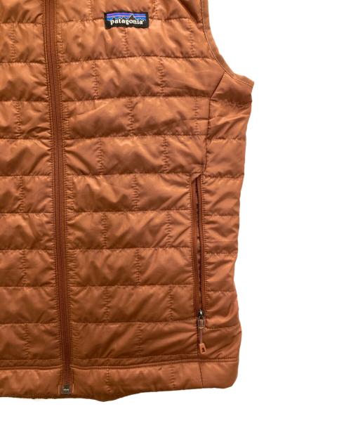 Patagonia（パタゴニア）Patagonia (パタゴニア) Nano Puff Vest ブラウン サイズ:XSの古着・服飾アイテム