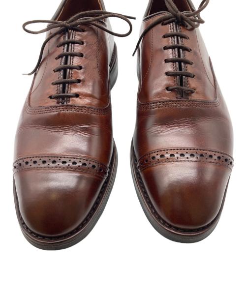 Allen Edmonds（アレン エドモンズ）Allen Edmonds (アレン エドモンズ) パンチドキャップトゥシューズ ブラウン サイズ:8の古着・服飾アイテム