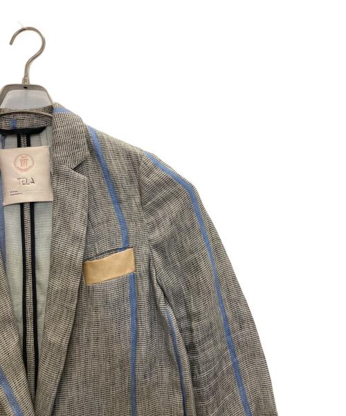 TELA（テラ）TELA (テラ) テーラードコート グレー サイズ:40の古着・服飾アイテム
