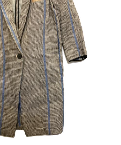 TELA（テラ）TELA (テラ) テーラードコート グレー サイズ:40の古着・服飾アイテム