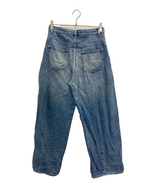FRAMeWORK（フレームワーク）FRAMeWORK (フレームワーク) デニムカーブパンツ ブルー サイズ:40の古着・服飾アイテム