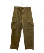 フレンチミリタリーフレンチミリタリー）の古着「M47ヘリンボーン カーゴトラウザー」｜ブラウン