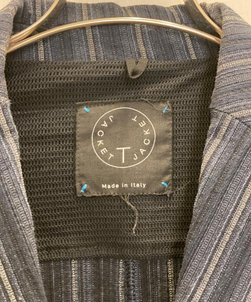 T-JACKET By TONELLO（ティージャケット バイ トネッロ）T-JACKET By TONELLO (ティージャケット バイ トネッロ) テーラードジャケット ネイビー サイズ:Ｌの古着・服飾アイテム