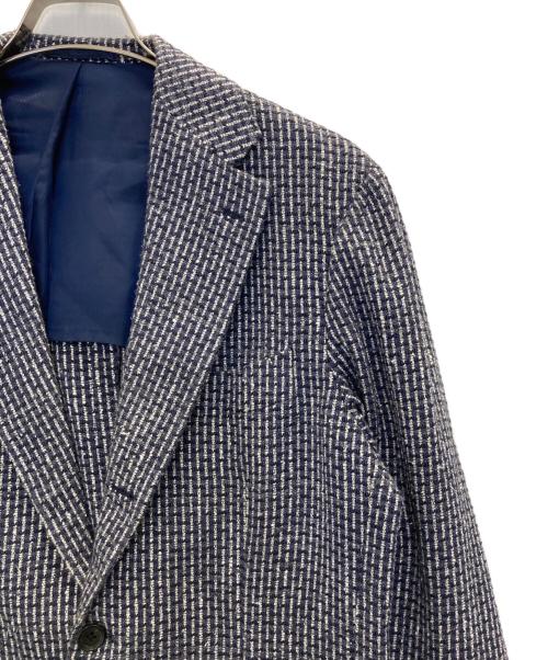 Brilla per il gusto（ブリッラ ペル イルグースト）Brilla per il gusto (ブリッラ ペル イルグースト) MINI CHECK JACKET ネイビー サイズ:48の古着・服飾アイテム