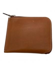 OHBA/大峽製鞄（オオバ/オオバセイホウ）の古着「Lジップ札入れ」｜ブラウン