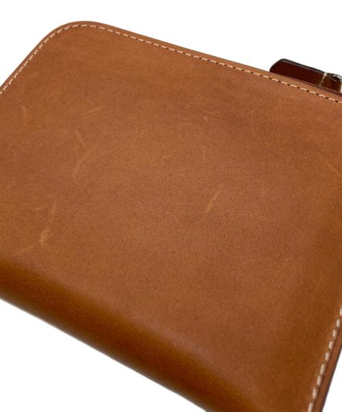 OHBA/大峽製鞄（オオバ/オオバセイホウ）OHBA/大峽製鞄 (オオバ/オオバセイホウ) Lジップ札入れ ブラウンの古着・服飾アイテム