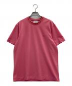 LACOSTEラコステ）の古着「ネックロゴTee」｜ピンク