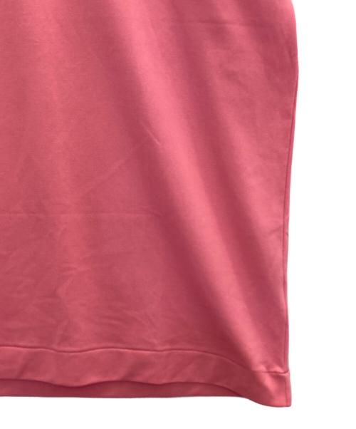 LACOSTE（ラコステ）LACOSTE (ラコステ) ネックロゴTee ピンク サイズ:US Lの古着・服飾アイテム