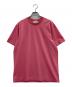 LACOSTE（ラコステ）の古着「ネックロゴTee」｜ピンク