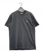 LACOSTEラコステ）の古着「ネックロゴTee」｜グレー