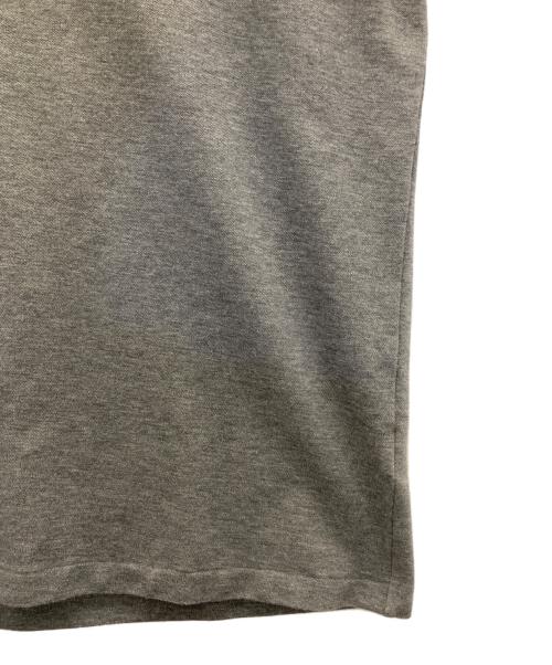 LACOSTE（ラコステ）LACOSTE (ラコステ) ネックロゴTee グレー サイズ:US Mの古着・服飾アイテム