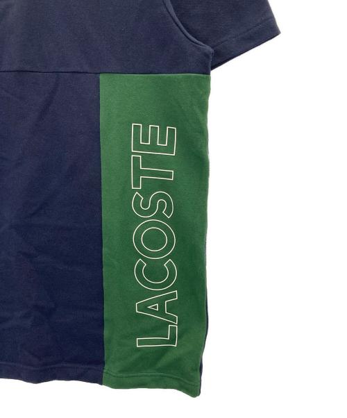 LACOSTE（ラコステ）LACOSTE (ラコステ) 切替ポロシャツ ネイビー サイズ:Mの古着・服飾アイテム
