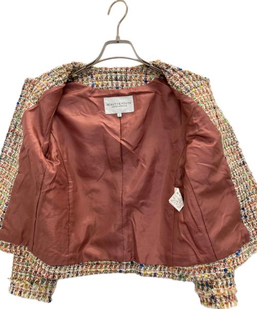 BEAUTY&YOUTH（ビューティーアンドユース）BEAUTY&YOUTH (ビューティーアンドユース) ツイードジャケット マルチカラー サイズ:表記無しの古着・服飾アイテム