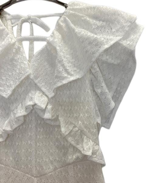 Lily Brown（リリーブラウン）Lily Brown (リリーブラウン) ストレッチレースワンピース ホワイト サイズ:1の古着・服飾アイテム