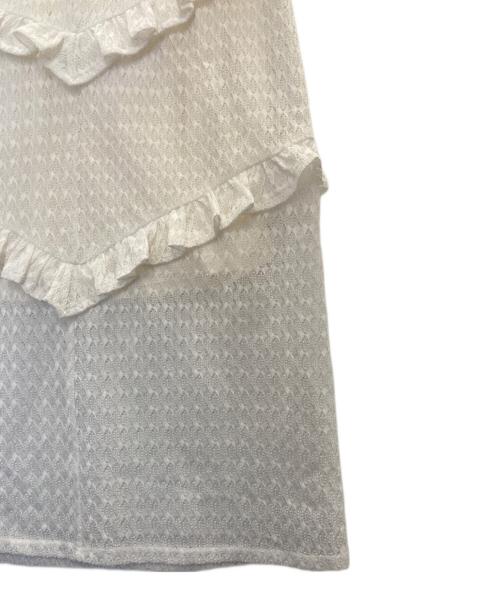 Lily Brown（リリーブラウン）Lily Brown (リリーブラウン) ストレッチレースワンピース ホワイト サイズ:1の古着・服飾アイテム