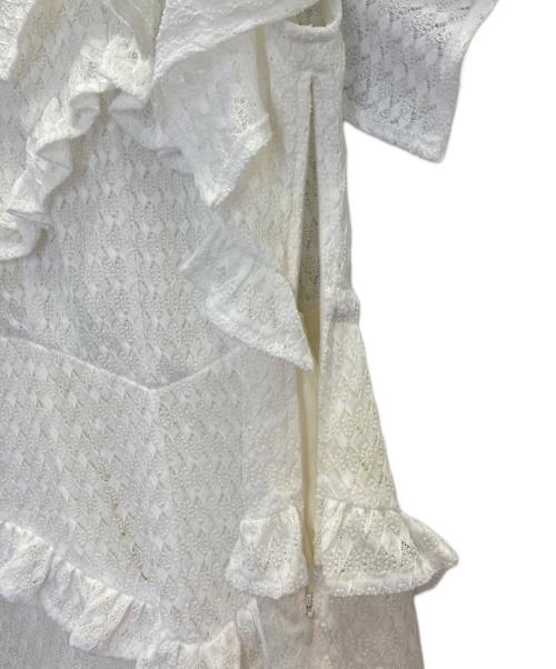 Lily Brown（リリーブラウン）Lily Brown (リリーブラウン) ストレッチレースワンピース ホワイト サイズ:1の古着・服飾アイテム