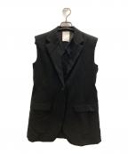 Whim Gazetteウィムガゼット）の古着「ウールトロピカルジレ」｜ブラック