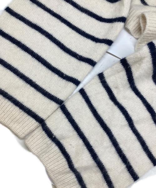 Whim Gazette（ウィムガゼット）Whim Gazette (ウィムガゼット) ファーボーダープルオーバー ベージュ サイズ:SIZE Freeの古着・服飾アイテム