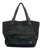 PORTERポーター）の古着「ダック地トートバッグ」｜ブラック