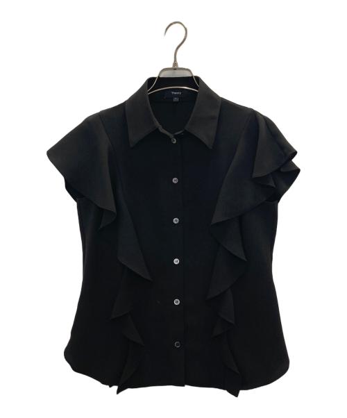 theory（セオリー）theory (セオリー) 半袖ブラウス ブラック サイズ:Sの古着・服飾アイテム