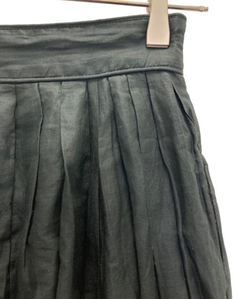 MARILYN MOON（マリリンムーン）MARILYN MOON (マリリンムーン) TUCK TECHNIGUE SHEER SKIRT(タックテクニックシアースカート) ブラック サイズ:Sの古着・服飾アイテム