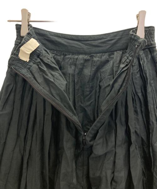 MARILYN MOON（マリリンムーン）MARILYN MOON (マリリンムーン) TUCK TECHNIGUE SHEER SKIRT(タックテクニックシアースカート) ブラック サイズ:Sの古着・服飾アイテム