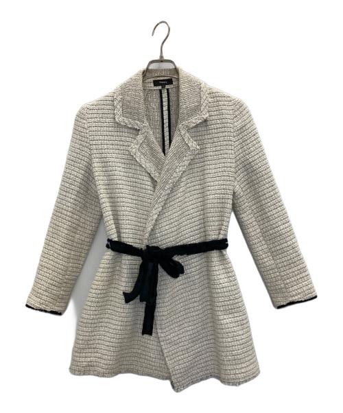 theory（セオリー）theory (セオリー) ツイードコート アイボリー サイズ:Sの古着・服飾アイテム