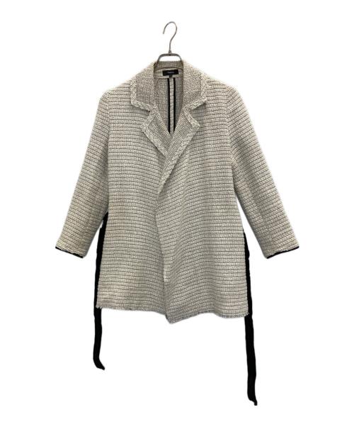 theory（セオリー）theory (セオリー) ツイードコート アイボリー サイズ:Sの古着・服飾アイテム