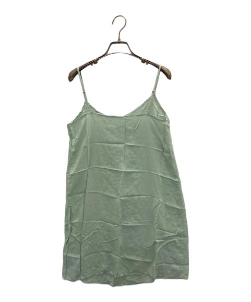 FRAY ID（フレイ アイディー）FRAY ID (フレイ アイディー) ワッシャーティアードワンピース グリーン サイズ:Sの古着・服飾アイテム
