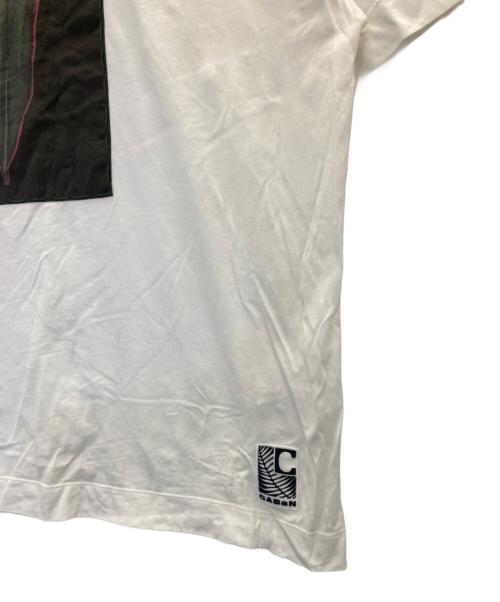 CABAN（キャバン）CABAN (キャバン) レッドリーフ半袖カットソー ホワイト サイズ:Sの古着・服飾アイテム