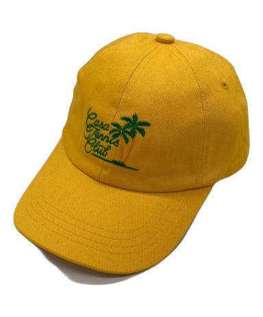 中古・古着通販】CASABLANCA (カサブランカ) Logo Cap イエロー 未使用