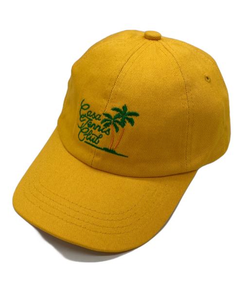 CASABLANCA（カサブランカ）CASABLANCA (カサブランカ) Logo Cap イエロー 未使用品の古着・服飾アイテム