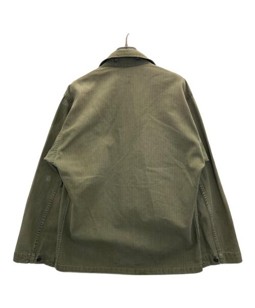 US ARMY（ユーエスアーミー）US ARMY (ユーエスアーミー) M43HBTユーティリティージャケット（ポケットプリーツなしタイプ） カーキ サイズ:サイズタグ無の古着・服飾アイテム