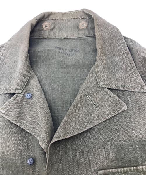 US ARMY（ユーエスアーミー）US ARMY (ユーエスアーミー) M43HBTユーティリティージャケット（ポケットプリーツなしタイプ） カーキ サイズ:サイズタグ無の古着・服飾アイテム
