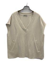 theory luxe（セオリーリュクス）の古着「ベスト SPADE BISIE」｜アイボリー