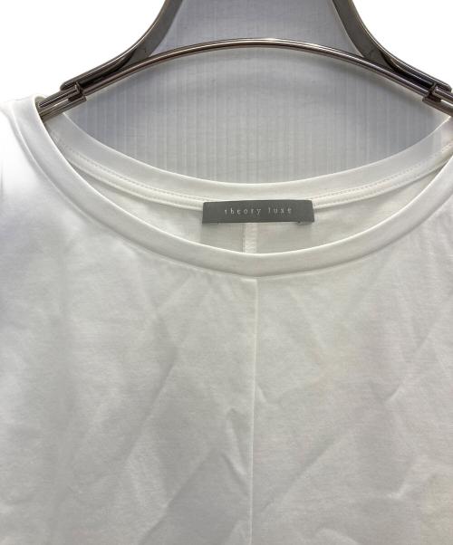 theory luxe（セオリーリュクス）theory luxe (セオリーリュクス) ウォッシャブル プルオーバー ホワイト サイズ:38の古着・服飾アイテム