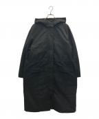 theory luxeセオリーリュクス）の古着「ナイロンフーデッドコート」｜ブラック