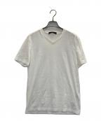 LOUIS VUITTONルイ ヴィトン）の古着「LV刺繍ロゴTee」｜ホワイト