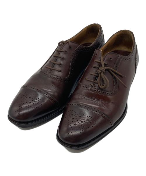 dunhill（ダンヒル）dunhill (ダンヒル) ストレートチップドレスシューズ ダークブラウン サイズ:6.5の古着・服飾アイテム