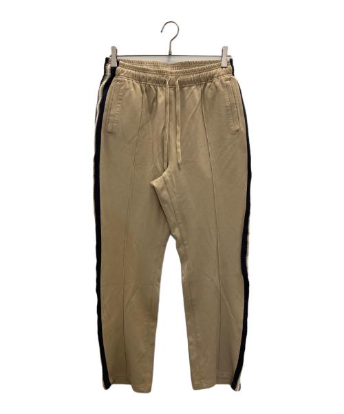 YOKE（ヨーク）YOKE (ヨーク) KNIT LINE TAPE TRACK PANTS ベージュ サイズ:Mの古着・服飾アイテム