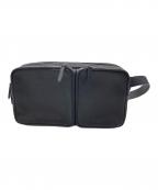 土屋鞄ツチヤカバン）の古着「ビークルトリジップボディーバッグ」｜ブラック