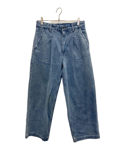 JOURNAL STANDARD relume（ジャーナルスタンダード レリューム）JOURNAL STANDARD relume (ジャーナルスタンダード レリューム) ワイドデニムパンツ ブルー サイズ:Sの古着・服飾アイテム